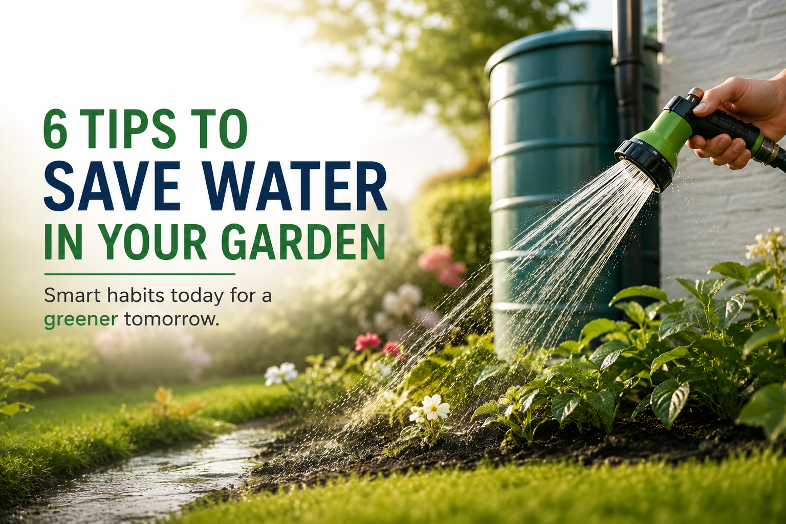 6 Tips to Save Water in Your Garden
